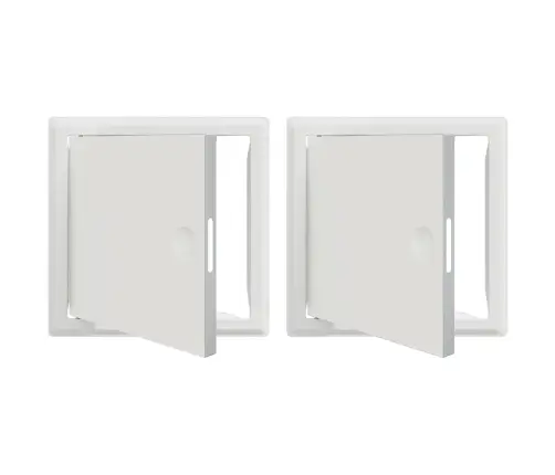 Pieejas Panelis 2 Pcs Balts 20 X 20 Cm Tērauds Vidaxl