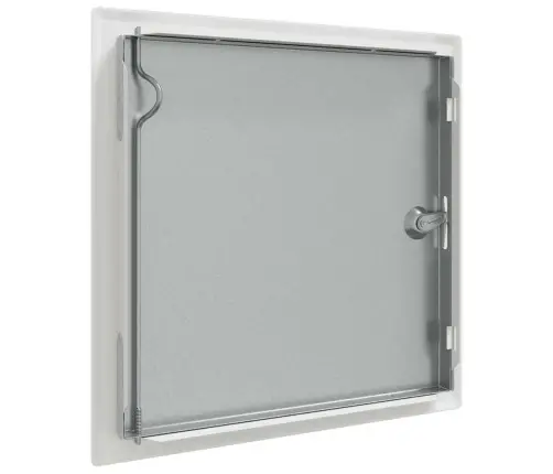 Pieejas Panelis Balts 30 X 30 Cm Tērauds Vidaxl