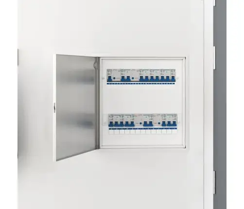 Pieejas Panelis Balts 50 X 50 Cm Tērauds Vidaxl