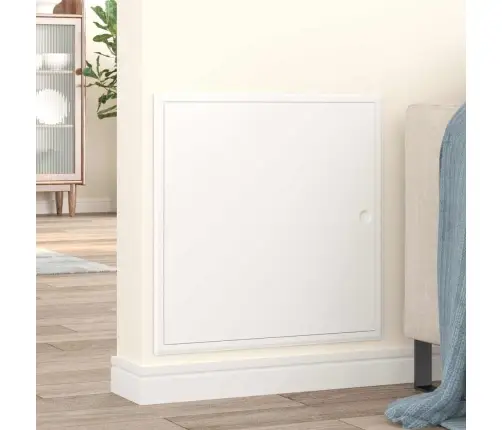 Pieejas Panelis Balts 50 X 50 Cm Tērauds Vidaxl