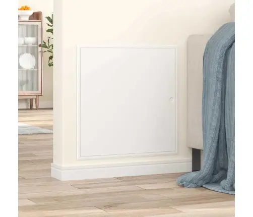 Pieejas Panelis Balts 60 X 60 Cm Tērauds Vidaxl