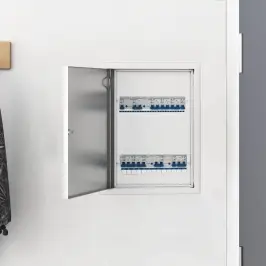 Pieejas Panelis Balts 43 X 33 X 3 Cm Tērauds Vidaxl