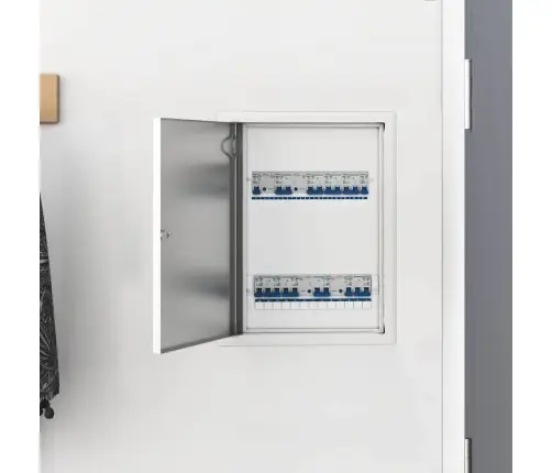 Pieejas Panelis Balts 30 X 40 Cm Tērauds Vidaxl