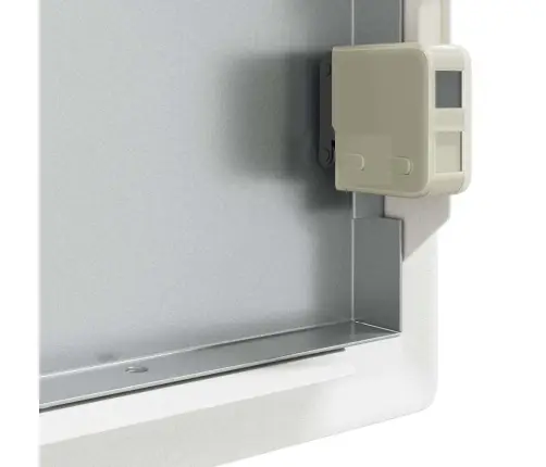 Prieigos Skydas 2 Pcs Balta 23 X 23 X 3 Cm Plienas