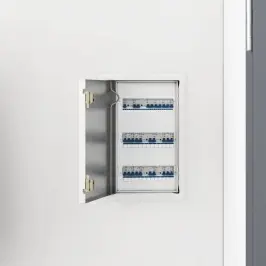 Pieejas Panelis Balts 33 X 23 X 3 Cm Tērauds Vidaxl