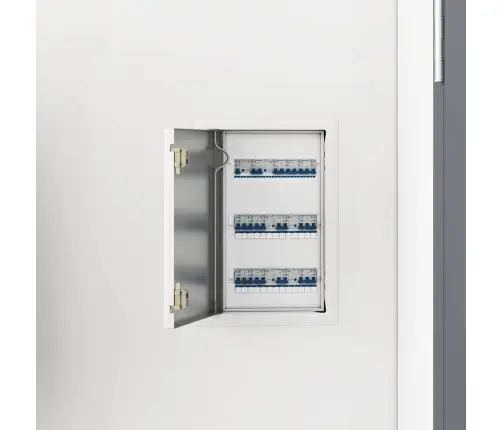 Pieejas Panelis Balts 20 X 30 Cm Tērauds Vidaxl