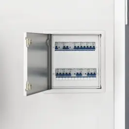 Pieejas Panelis Balts 43.5 X 33 X 3 Cm Tērauds Vidaxl