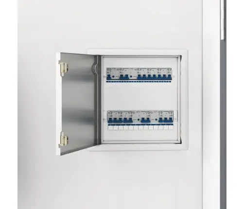 Pieejas Panelis Balts 30 X 30 Cm Tērauds Vidaxl