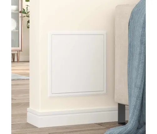 Pieejas Panelis Balts 30 X 30 Cm Tērauds Vidaxl