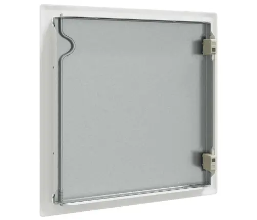 Pieejas Panelis Balts 30 X 30 Cm Tērauds Vidaxl