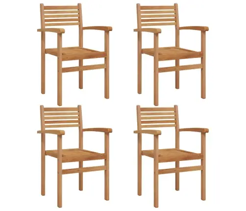 Dārza Saliekamās Krēsli 4 Pcs Brūna 55.5 X 55.5 X 90 Cm Vidaxl