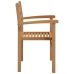 Dārza Saliekamās Krēsli 4 Pcs Brūna 55.5 X 55.5 X 90 Cm Vidaxl