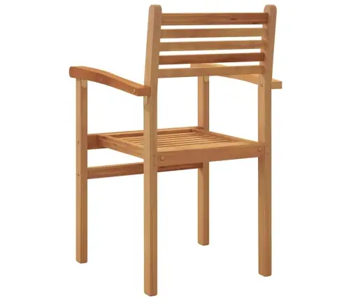 Dārza Saliekamās Krēsli 6 Pcs Brūna 55.5 X 55.5 X 90 Cm Vidaxl