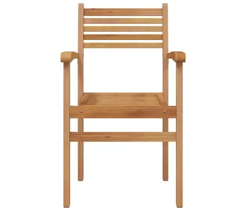 Dārza Saliekamās Krēsli 6 Pcs Brūna 55.5 X 55.5 X 90 Cm Vidaxl