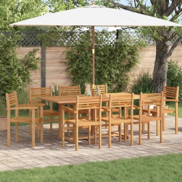 Aiakohandavad Toolid 8 Pcs Pruun 55.5 X 55.5 X 90 Cm