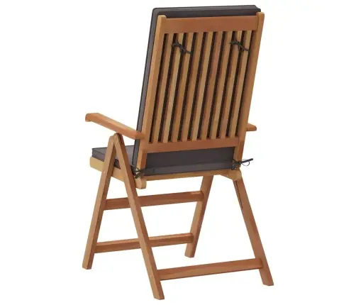 Atpūtas Dārza Krēsli Ar Spilveniem 6 Gab. Masīvs Tīkkoks Vidaxl