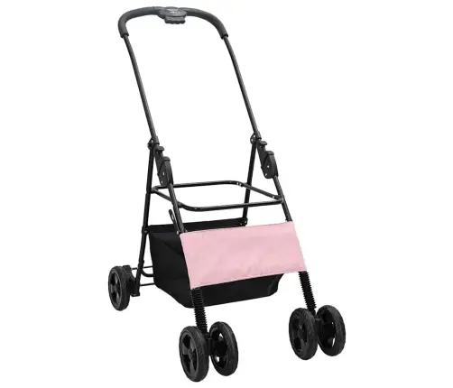 Kokkupandav Lemmikloomade Kärud Roosa 81 X 47 X 99 Cm Polüester