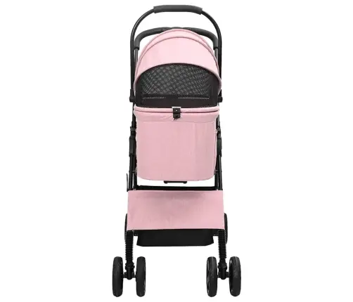 Kokkupandav Lemmikloomade Kärud Roosa 81 X 47 X 99 Cm Polüester