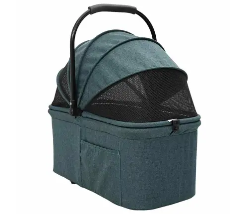 Saliekams Mājdzīvnieku Ratiņš Regulējams Zaļa 81 X 47 X 99 Cm Vidaxl