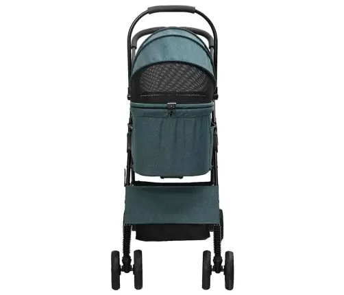 Saliekams Mājdzīvnieku Ratiņš Regulējams Zaļa 81 X 47 X 99 Cm Vidaxl