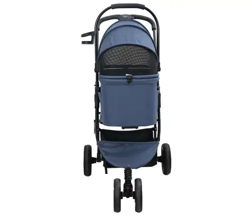 Saliekams Mājdzīvnieku Ratiņš Regulējams Zila 78 X 54 X 101 Cm Vidaxl