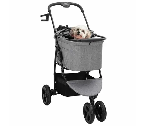 Sulankstomas Augintinio Vežimėlis Pilka 78 X 54 X 101 Cm