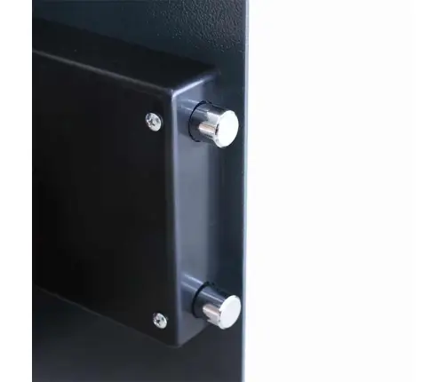 Elektroniskais Digitālais Seifs Ar Plauktu Tumši Pelēks 35X31X50 Cm Tērauds Vidaxl