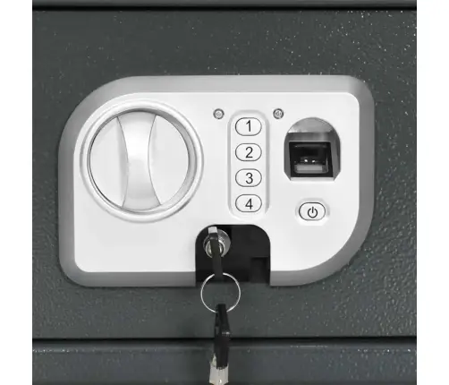 Skaitmeninis Seifas Tamsiai Pilka 31 X 20 X 20 Cm Plienas