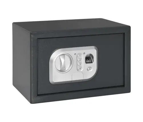 Skaitmeninis Seifas Tamsiai Pilka 31 X 20 X 20 Cm Plienas