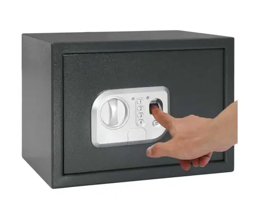 Skaitmeninis Seifas Tamsiai Pilka 35 X 25 X 25 Cm Plienas