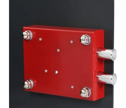 Drošības Kaste Ar Atslēgu Tumši Pelēkā 25X35X25 Cm Tērauds Vidaxl