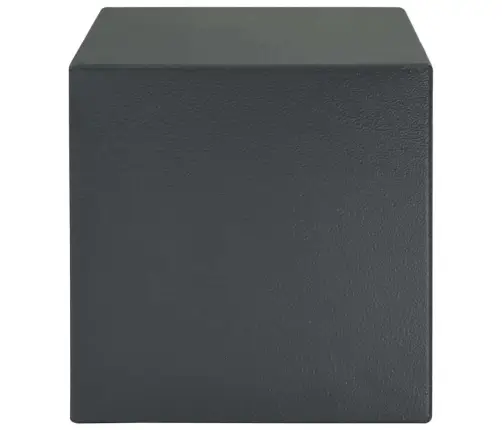 Drošības Kaste Ar Atslēgu Tumši Pelēkā 25X35X25 Cm Tērauds Vidaxl