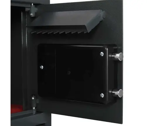 Skaitmeninis Seifas Tamsiai Pilka 35 X 31 X 80 Cm Plienas