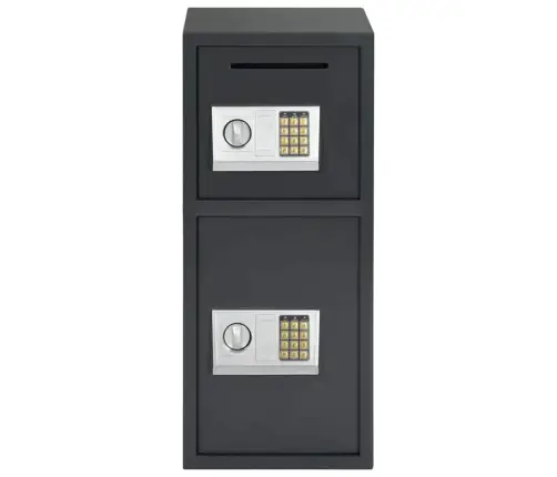 Skaitmeninis Seifas Tamsiai Pilka 35 X 31 X 80 Cm Plienas