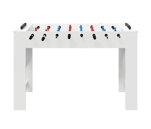 Fuzbolas Stalas Balta 125 X 60,5 X 80 Cm Apdirbta Mediena