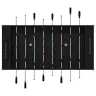 Foosball Laud Must Tamm 125 X 60,5 X 80 Cm Tehispuit