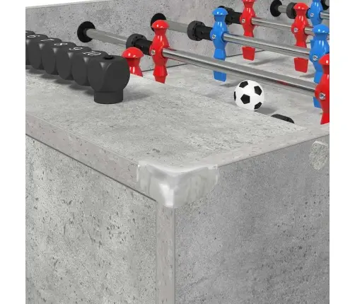 Frizbija Galds Betona Pelēks 125 X 60,5 X 80 Cm Vidaxl