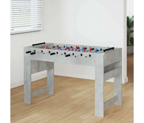 Frizbija Galds Betona Pelēks 125 X 60,5 X 80 Cm Vidaxl