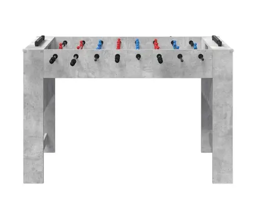 Frizbija Galds Betona Pelēks 125 X 60,5 X 80 Cm Vidaxl