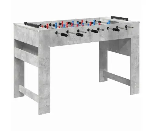 Frizbija Galds Betona Pelēks 125 X 60,5 X 80 Cm Vidaxl