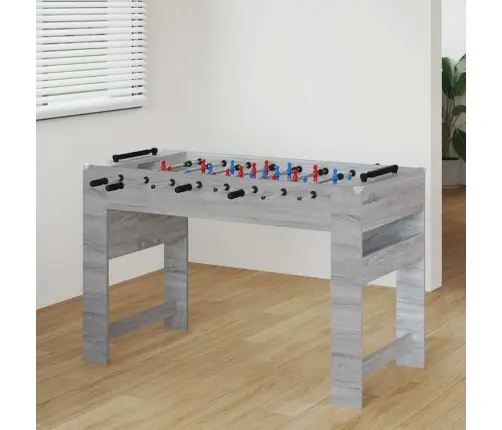 Frizbija Galds Pelēks Sonoma 125 X 60,5 X 80 Cm Vidaxl