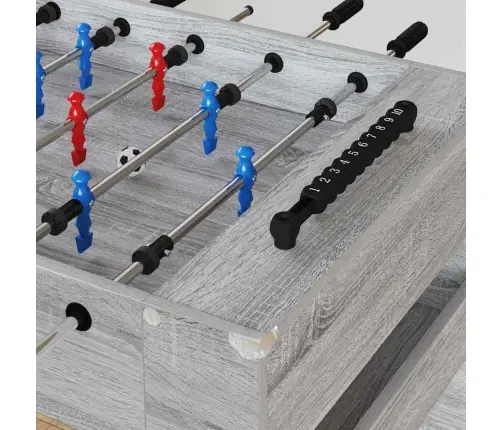 Frizbija Galds Pelēks Sonoma 125 X 60,5 X 80 Cm Vidaxl