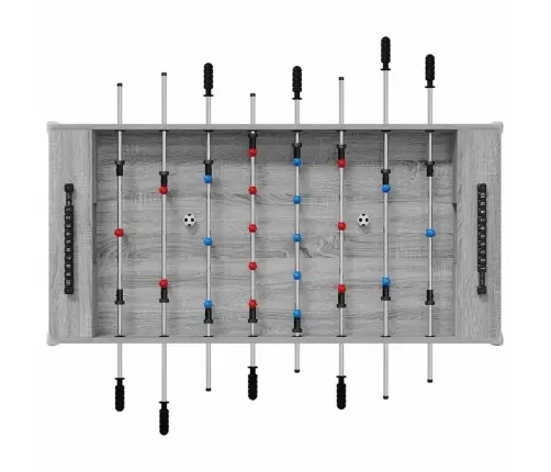 Frizbija Galds Pelēks Sonoma 125 X 60,5 X 80 Cm Vidaxl