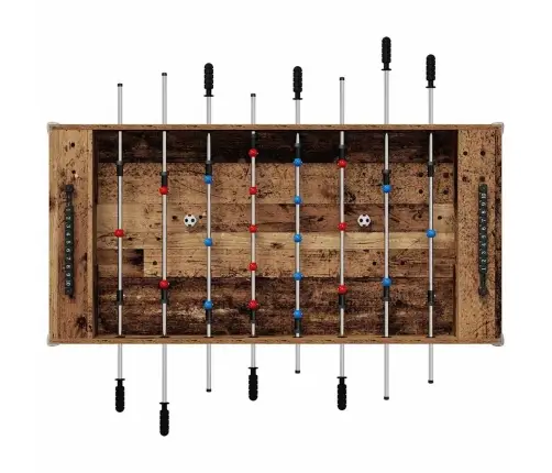 Frizbija Galds Vecs Koks 125 X 60,5 X 80 Cm Inženierijas Koks Vidaxl