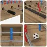 Foosball Laud Käsitööpuu 125 X 60,5 X 80 Cm Tehispuit