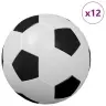 Galda Futbola Bumbas 12 Pcs Balts Un Melns 3.6 X 3.6 Cm Vidaxl