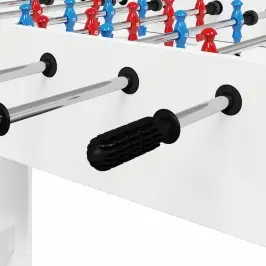 Futbola Galda Rokturi 10 Pcs Melna 2,8 X 2,8 X 9,3 Cm Plastmasa Vidaxl