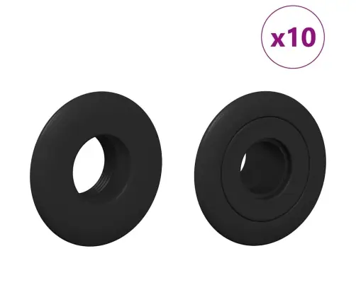 Futbola Galda Gultņi 5 X 5 X 2.8 Cm Stienim 10 Pcs Vidaxl