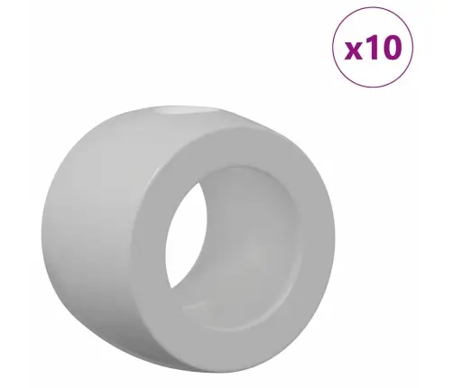 Futbola Galda Gultņi 10 Pcs Melna 3 X 3 X 1,4 Cm Plastmasa Vidaxl