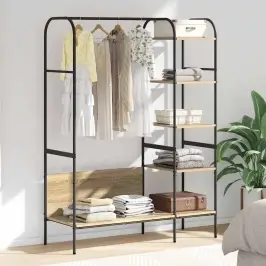 Drabužių Stovas Ruda 120 X 44 X 160 Cm Apdirbta Mediena